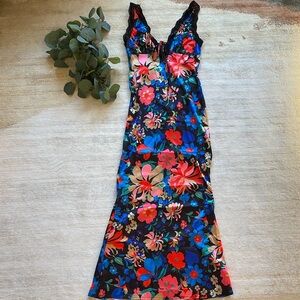 Floral Maxi Dress - Multicolor